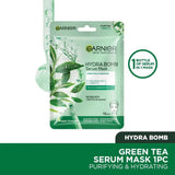 Garnier Hydra Bomb Green Tea Serum Sheet Mask 32G