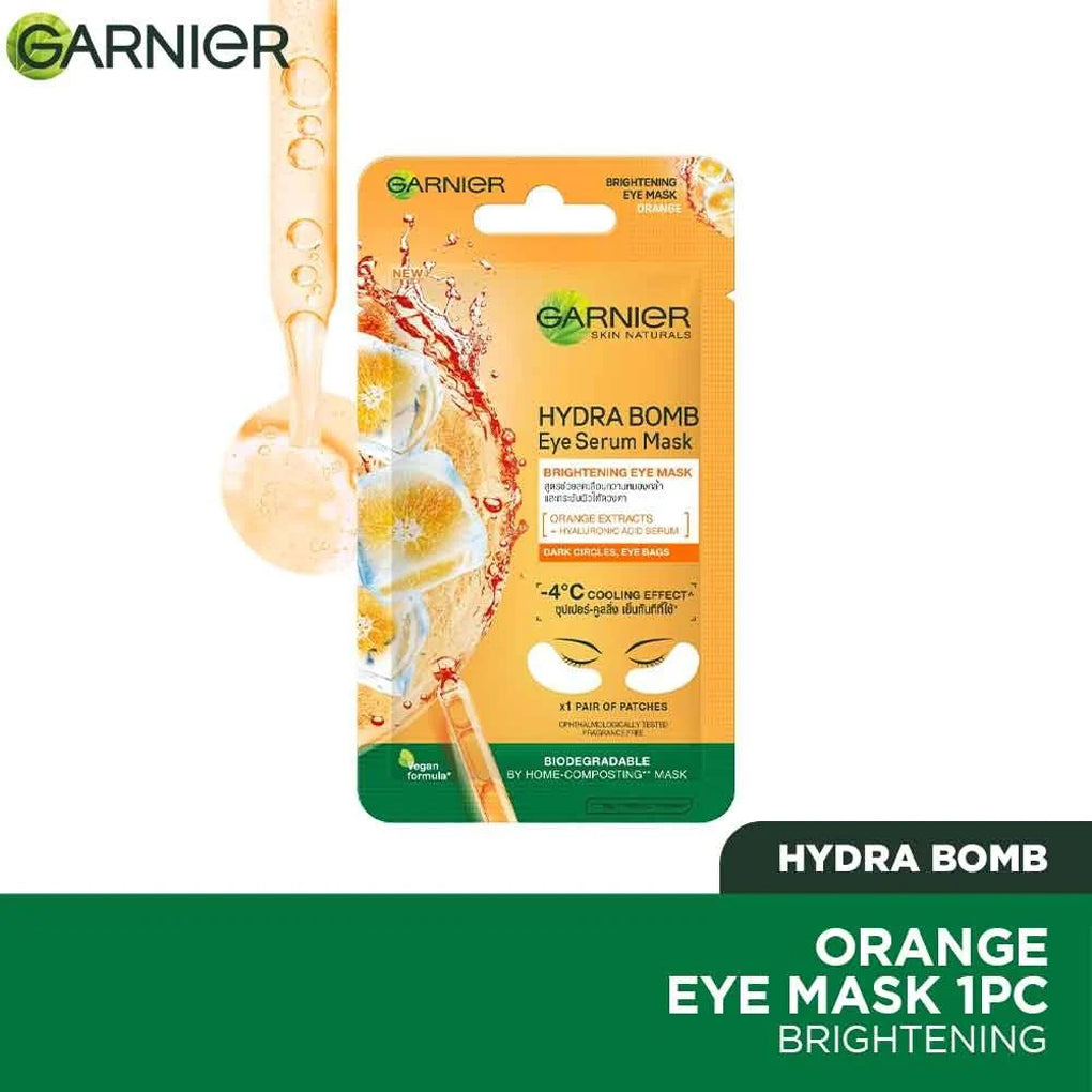 Garnier Hydra Bomb Eye Serum Mask - Orange