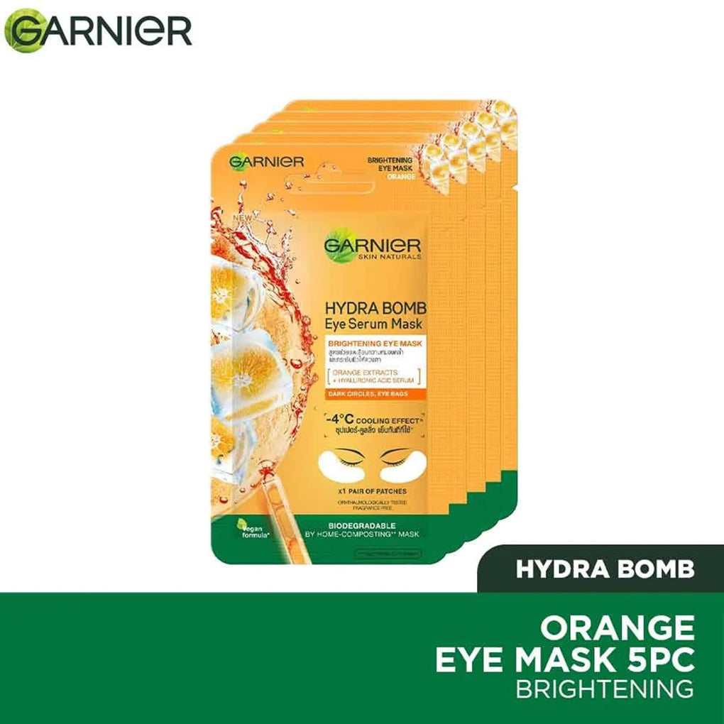 Garnier Hydra Bomb Eye Serum Mask - Orange