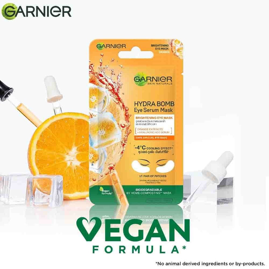 Garnier Hydra Bomb Eye Serum Mask - Orange