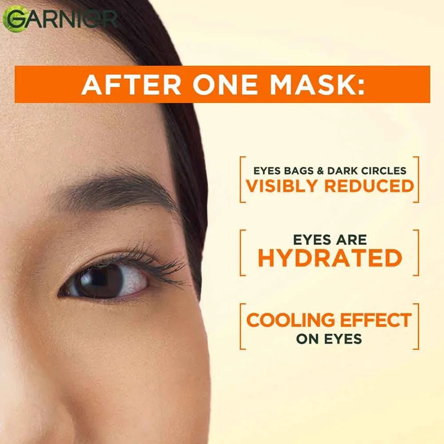 Garnier Hydra Bomb Eye Serum Mask - Orange
