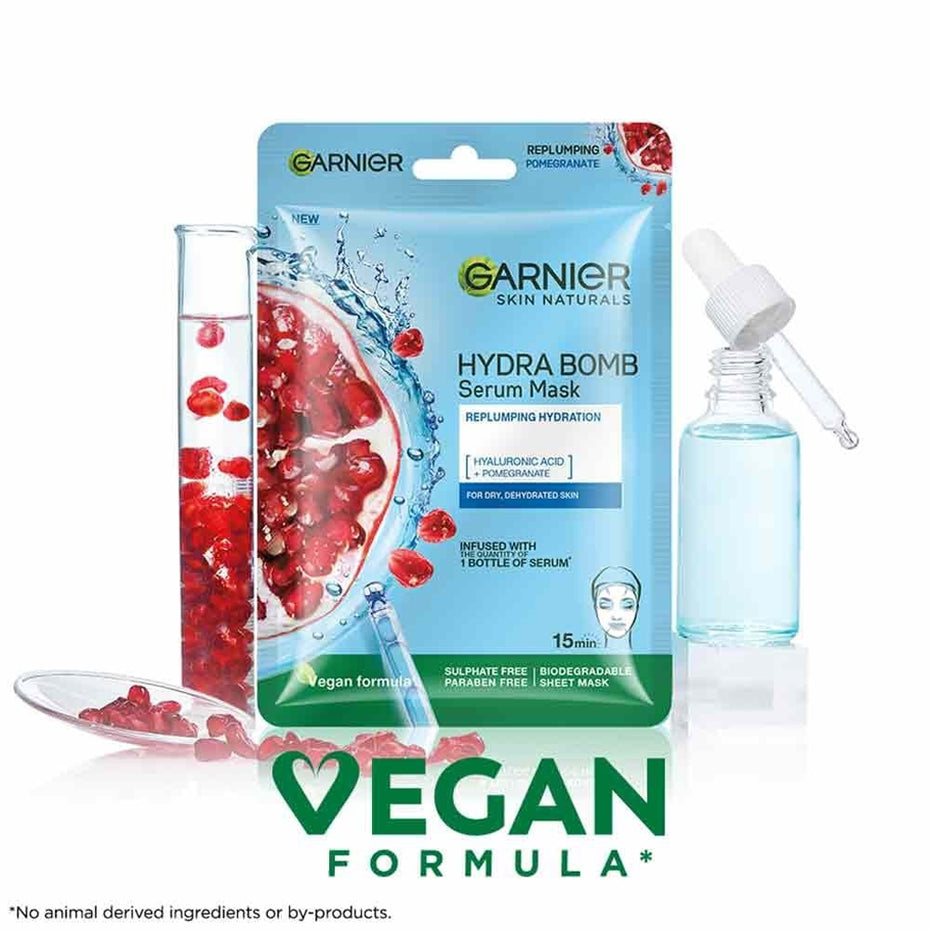 Garnier Hydra Bomb Pomegranate Serum Sheet Mask 32G