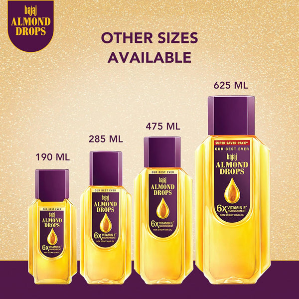 Bajaj Almond Drops Non Sticky Hair Oil