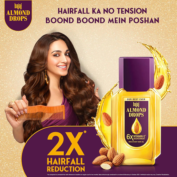 Bajaj Almond Drops Non Sticky Hair Oil