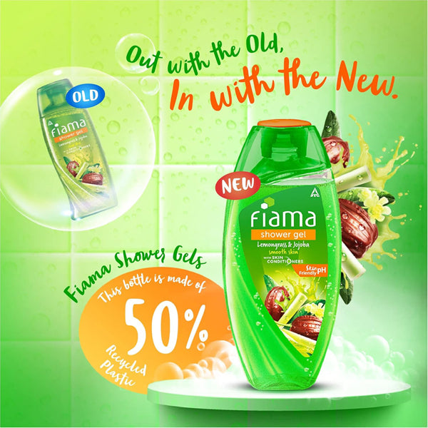 Fiama Shower Gel Lemongrass & Jojoba Smooth Skin Contitioners