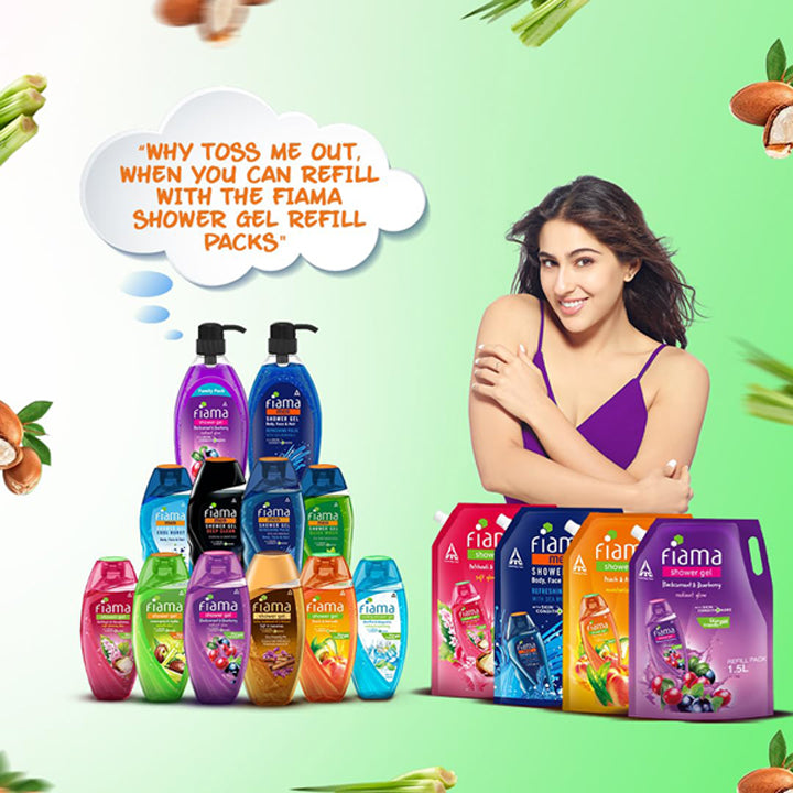 Fiama Shower Gel Lemongrass & Jojoba Smooth Skin Contitioners