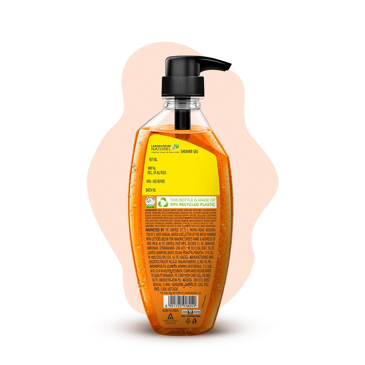Fiama Shower Gel Peach & Avocado Moisturised Conditioners 500Ml