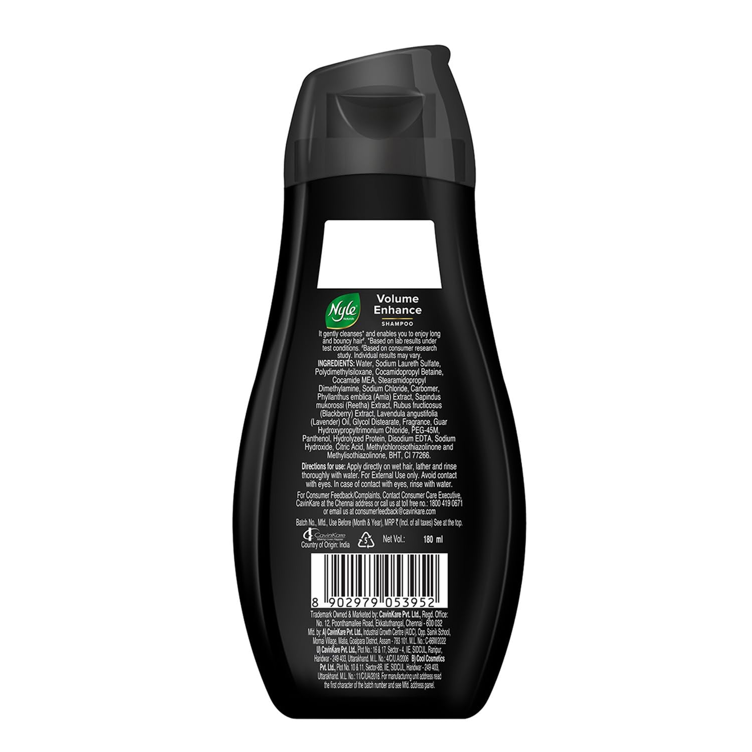 Nyle Volume Enhance Shampoo Reetha Black Berry