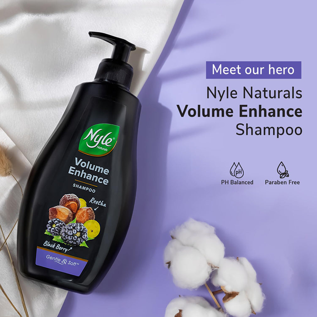 Nyle Volume Enhance Shampoo Reetha Black Berry