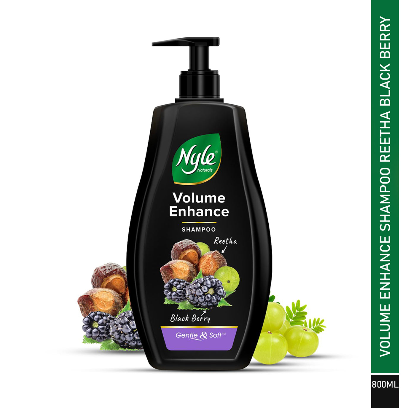 Nyle Volume Enhance Shampoo Reetha Black Berry