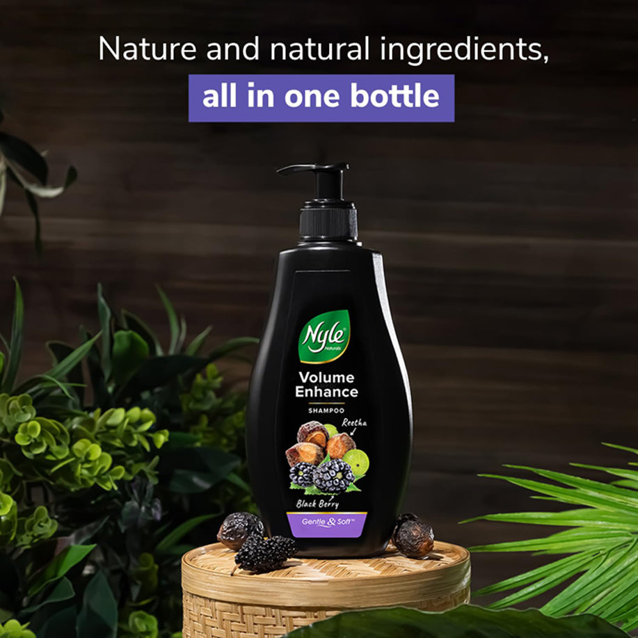 Nyle Volume Enhance Shampoo Reetha Black Berry