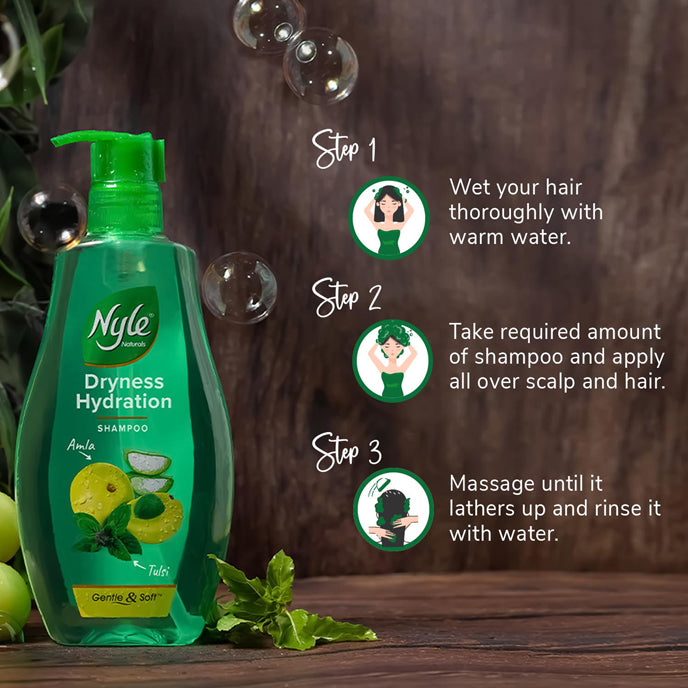 Nyle Dryness Hydration Shampoo Amla Tulsi