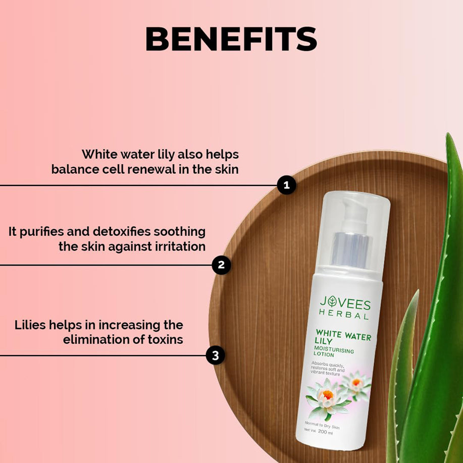 Jovees White Water Lily Moisturising Lotion