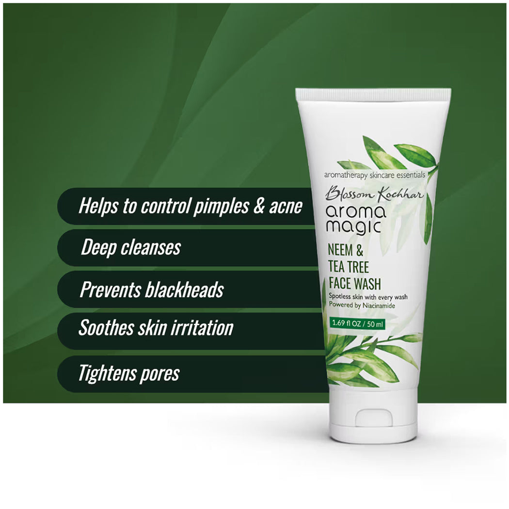 Blossom Kochar Aroma Magic Neem & Tea Tree Face Wash 100Ml