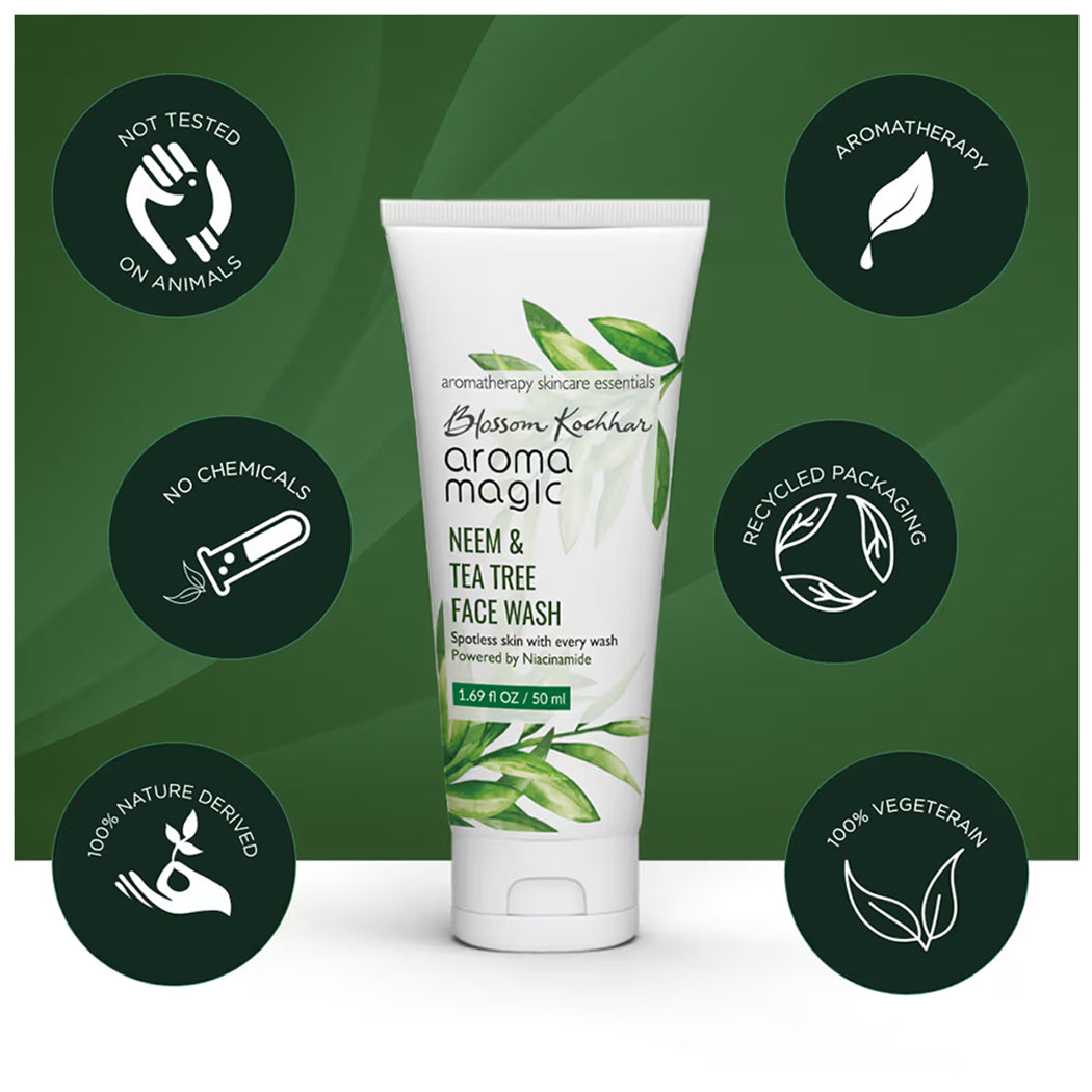 Blossom Kochar Aroma Magic Neem & Tea Tree Face Wash 100Ml