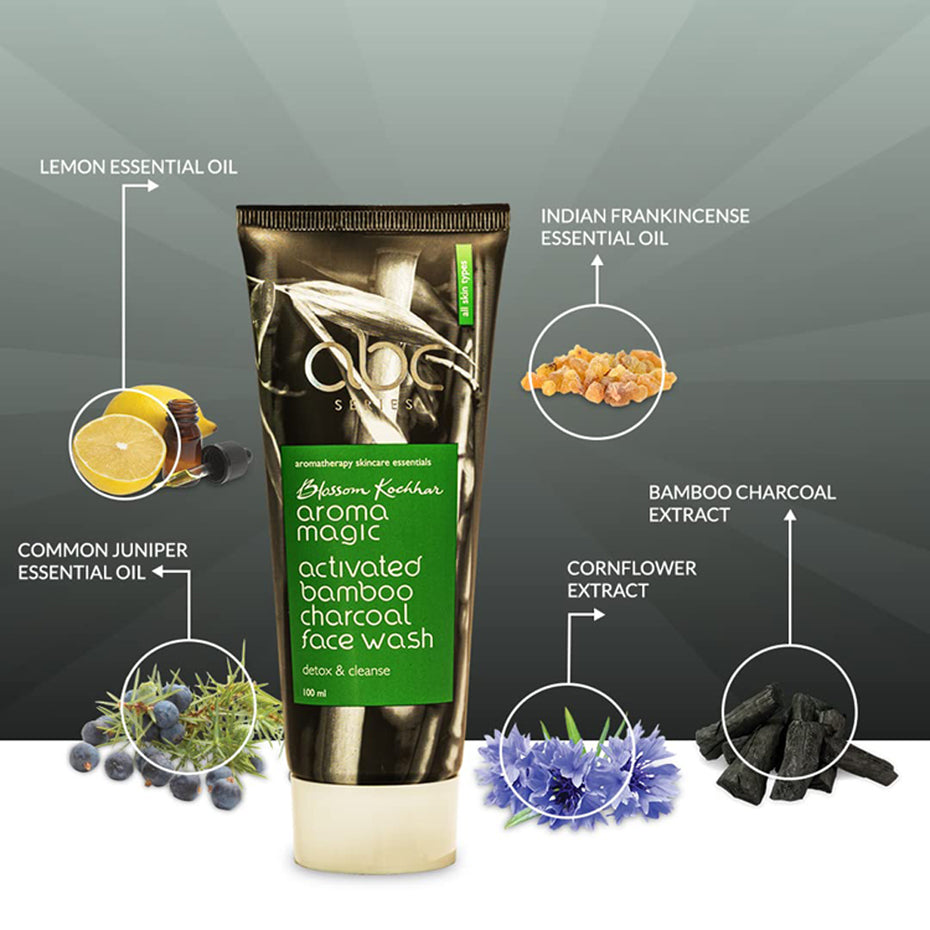 Blossom Kochar Aroma Magic Activated Bamboo Charcoal Face Wash 100Ml