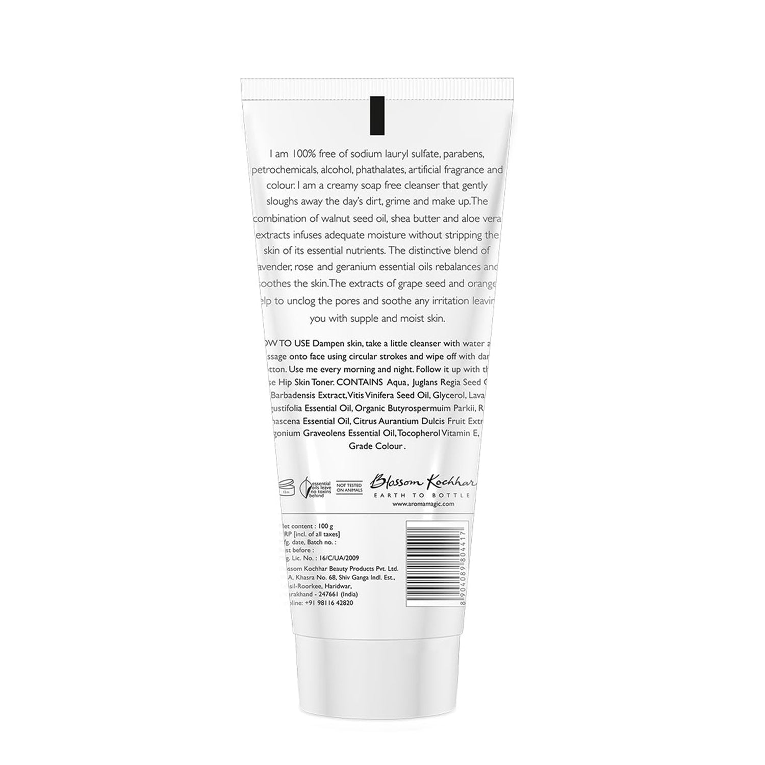 Blossom Kochar Aroma Magic Aloe Vera Cleanser Dry Skin 100G