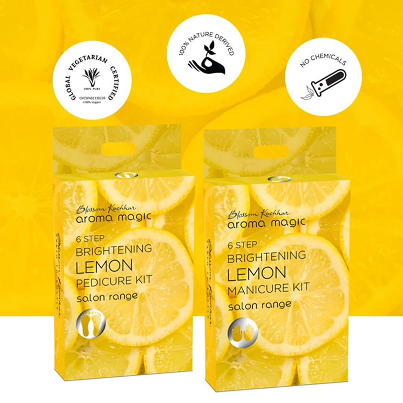 Blossom Kochar Aroma Magic 6 Step Brightening Lemon Pedicure Kit
