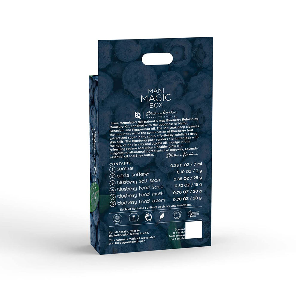 Blossom Kochar Aroma Magic 6 Step Refreshing Blurberry Pedicure Kit