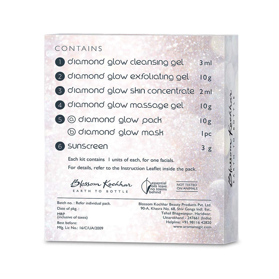 Blossom Kochar Aroma Magic 6 Step Diamond Glow Facial Kit