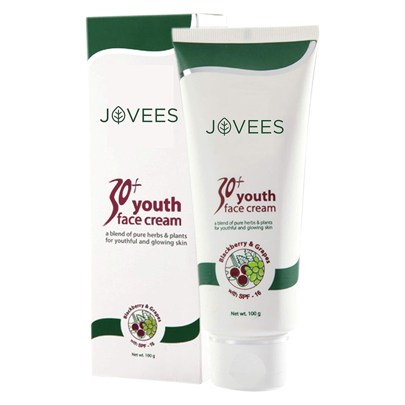 Jovees 30 + Youth Face Cream Blackberry & Grapes Spf 16 100G