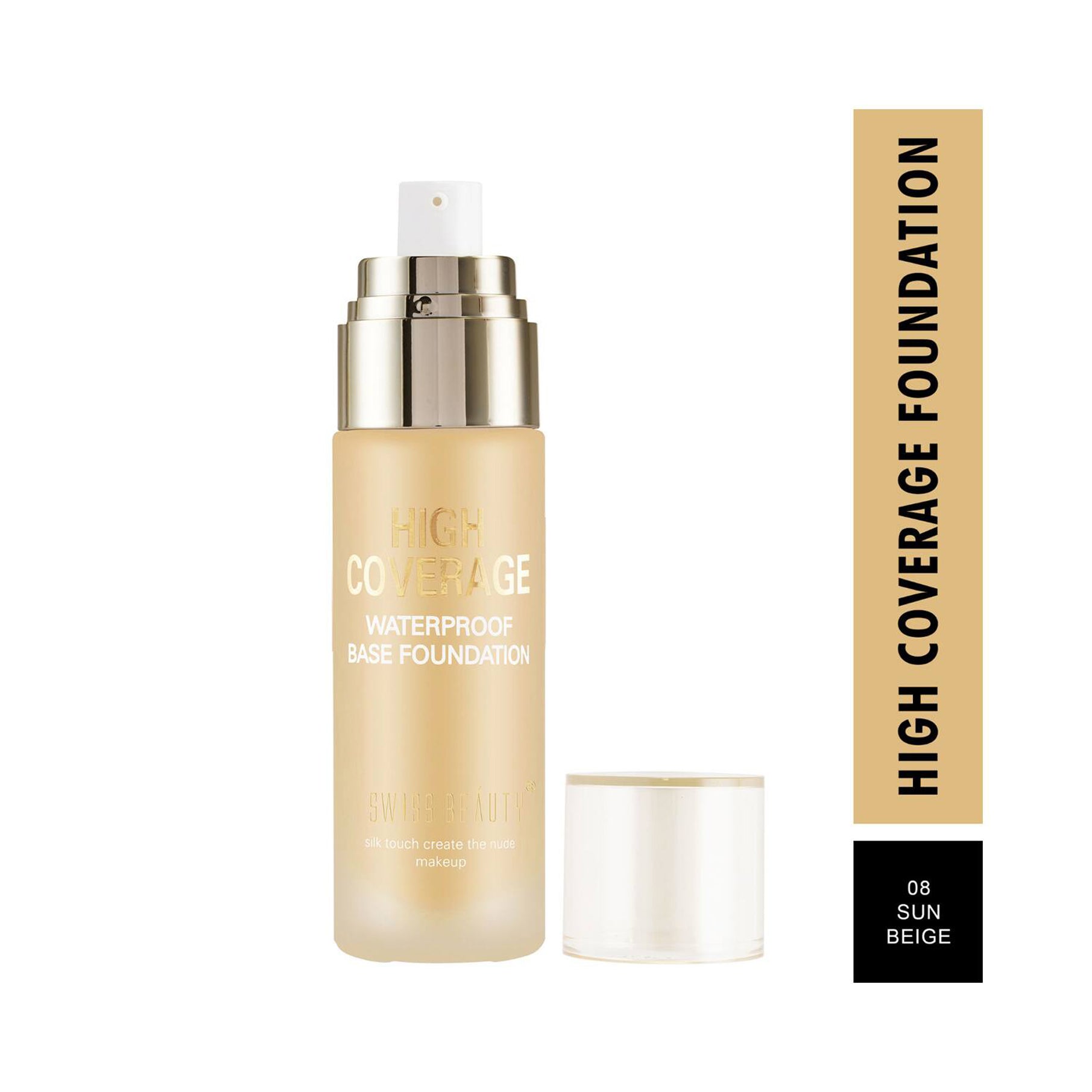 Swiss Beauty High Coverage Waterproof Base Foundation 55G