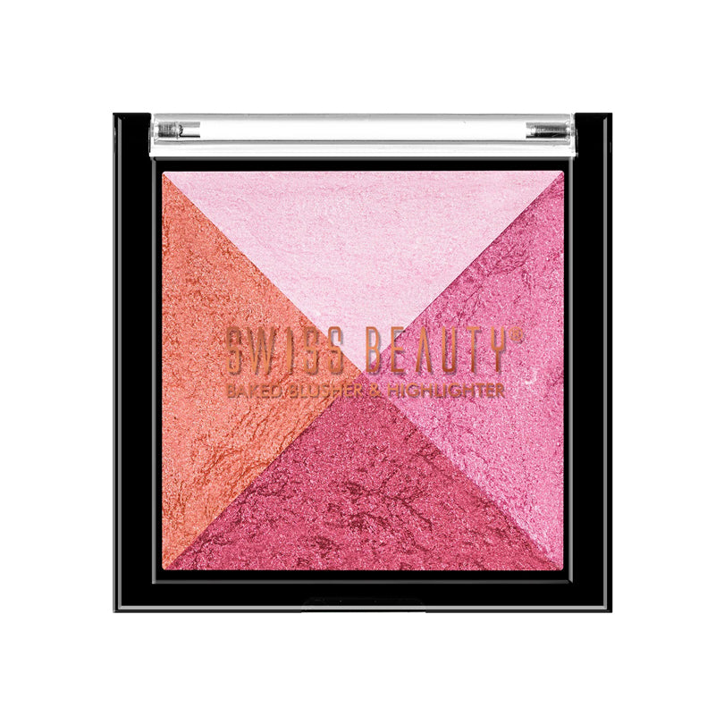 Swiss Beauty Baked Blusher & Highlighter 7G