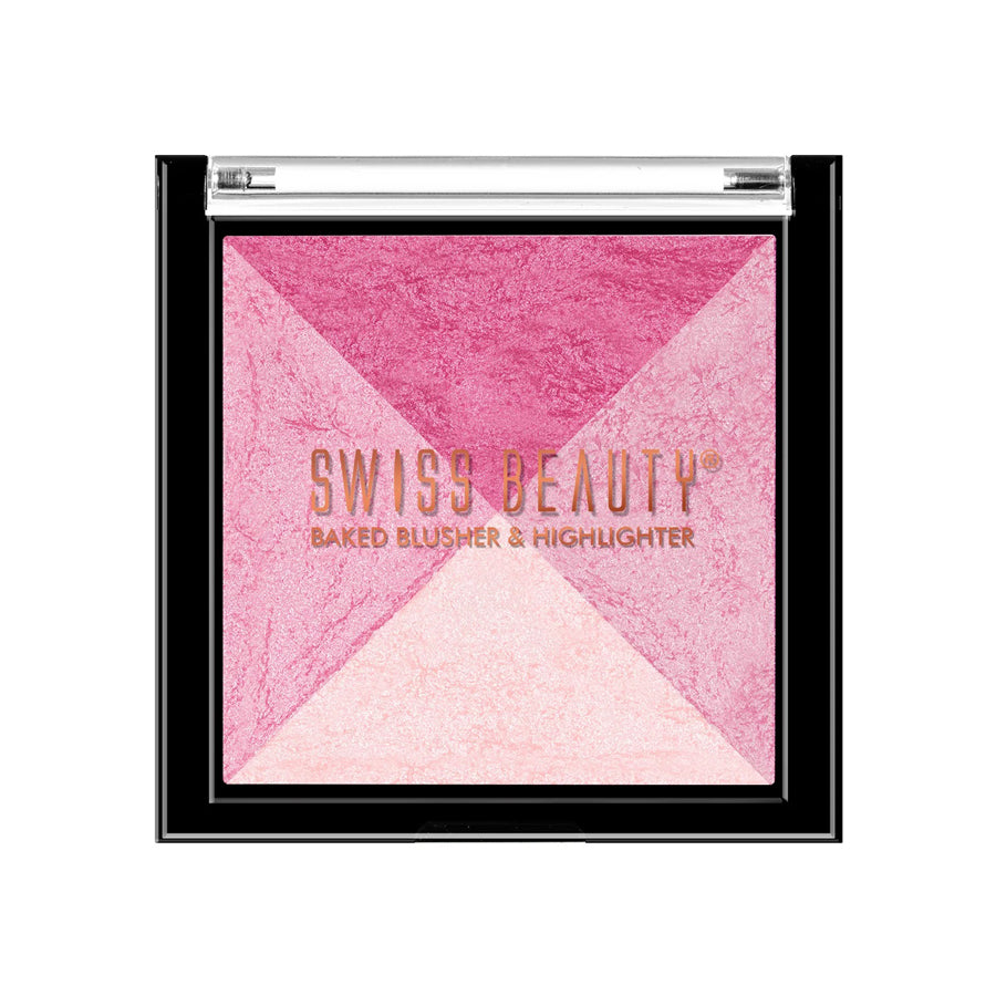 Swiss Beauty Baked Blusher & Highlighter 7G