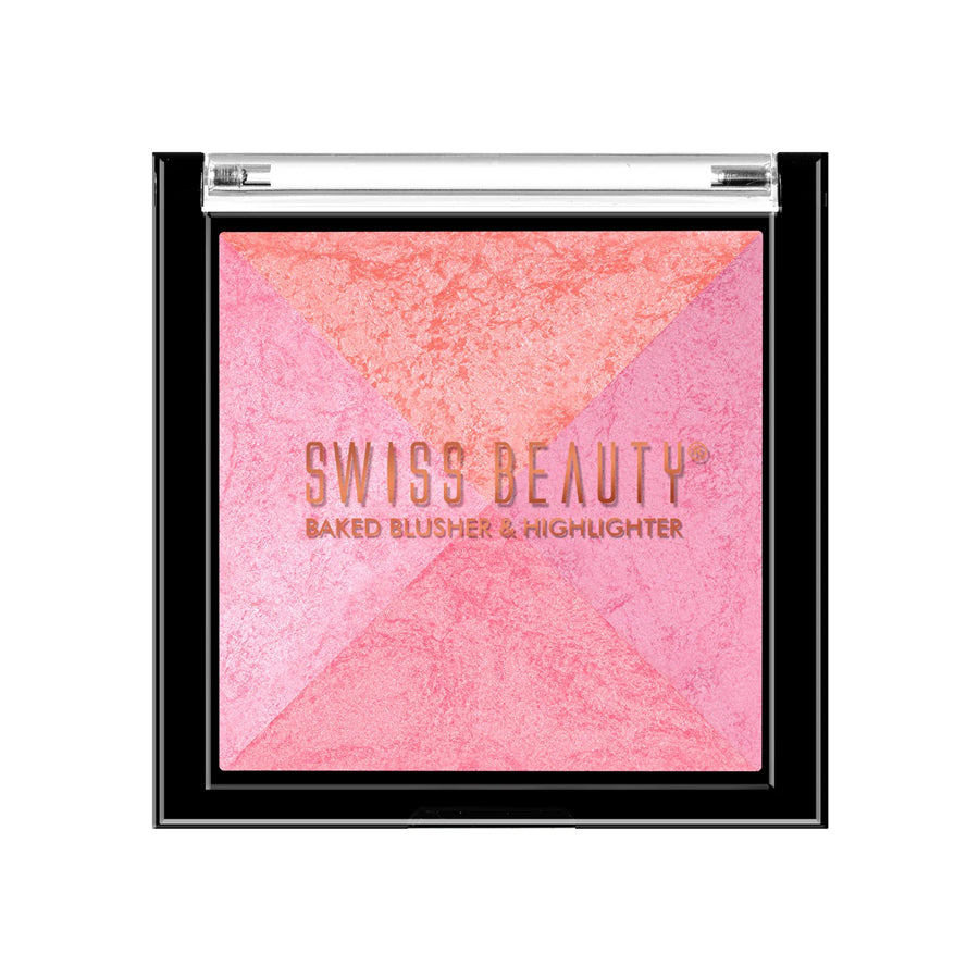 Swiss Beauty Baked Blusher & Highlighter 7G