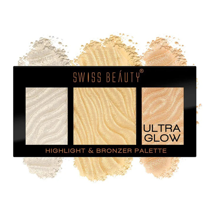 Swiss Beauty Highlight & Bronzer Palette 12G