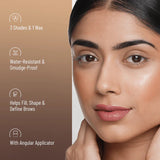 Swiss Beauty Shape My Brows 3 Brows Powder + 1 Wax Cream