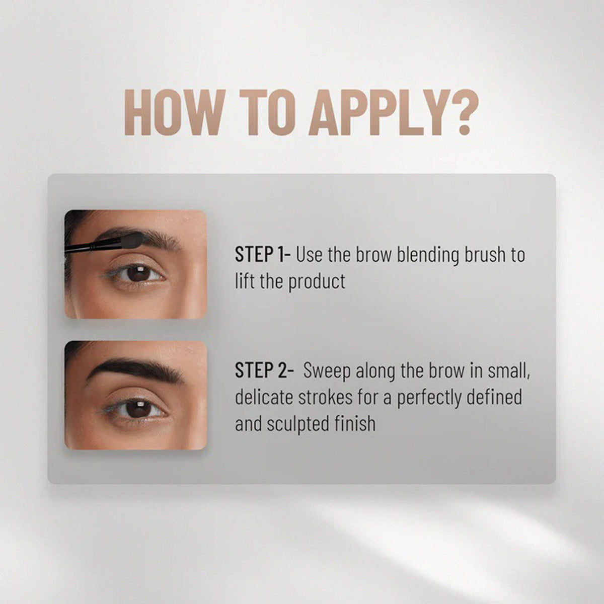 Swiss Beauty Shape My Brows 3 Brows Powder + 1 Wax Cream