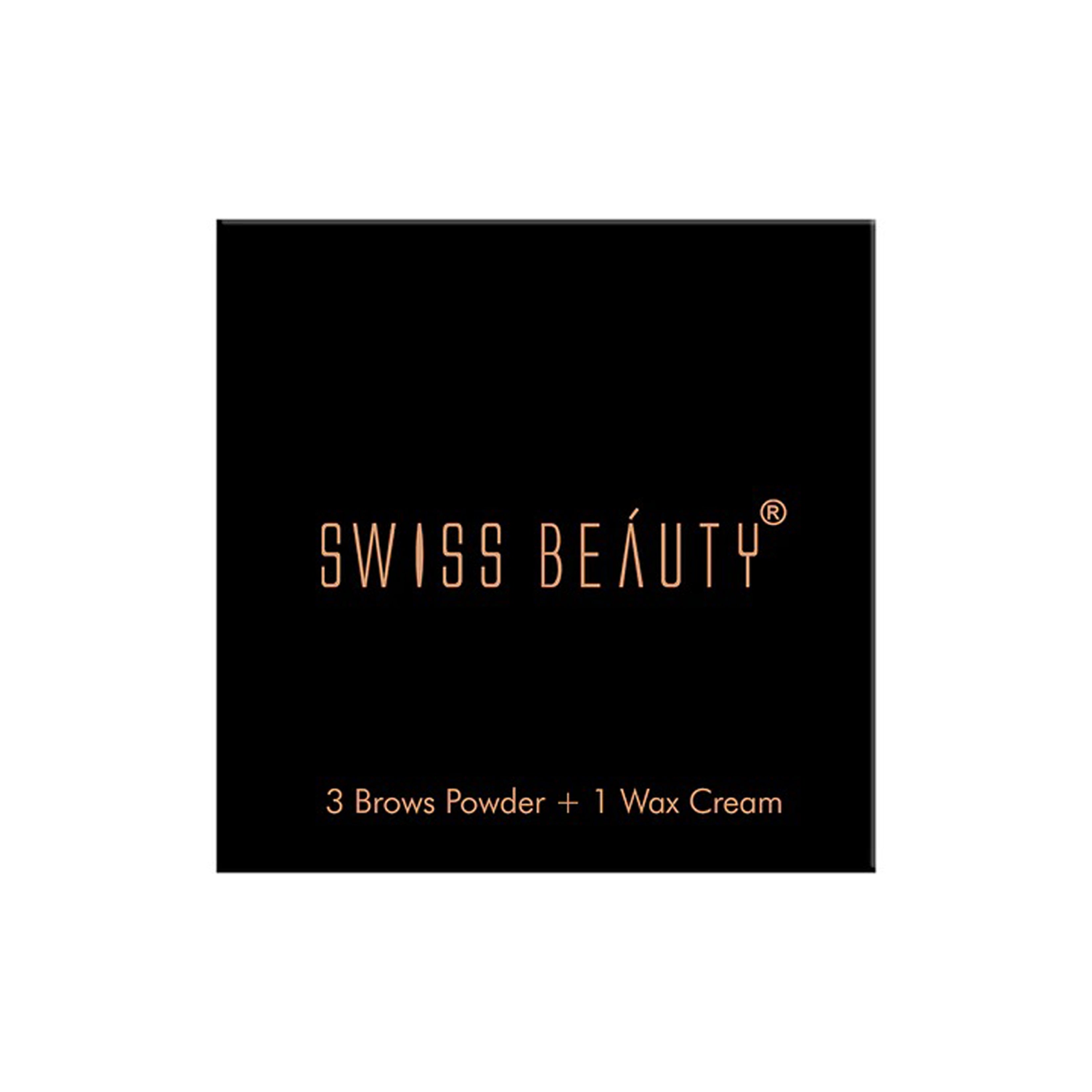 Swiss Beauty Shape My Brows 3 Brows Powder + 1 Wax Cream