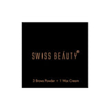 Swiss Beauty Shape My Brows 3 Brows Powder + 1 Wax Cream