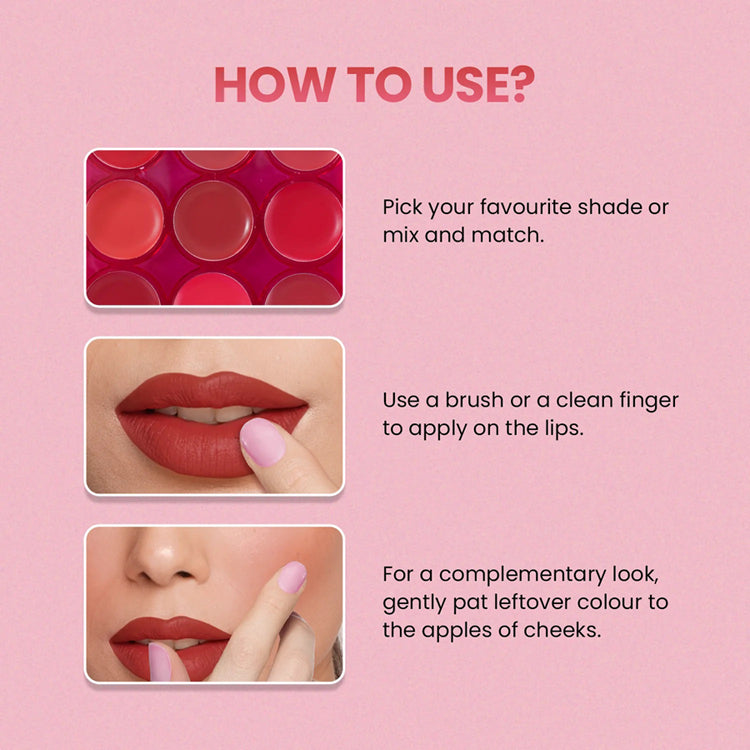 Swiss Beauty On The Move Lip Palette 9 Color 5G