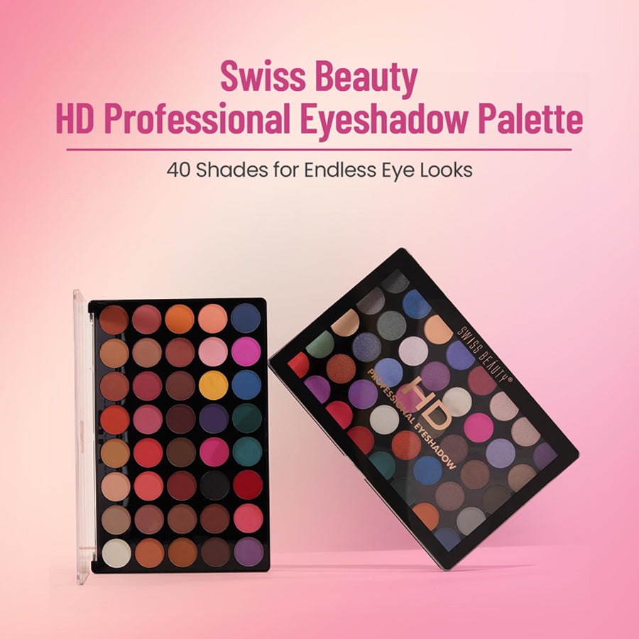 Swiss Beauty 40 Color Professional Eyeshadow 48G