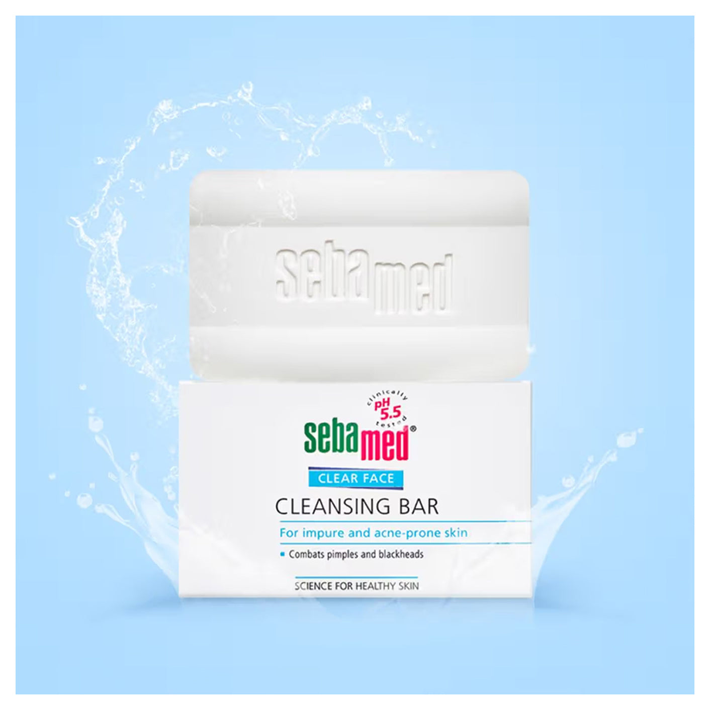 Sebamed Clear Face Cleansing Bar For impure And Oily Skin 100G