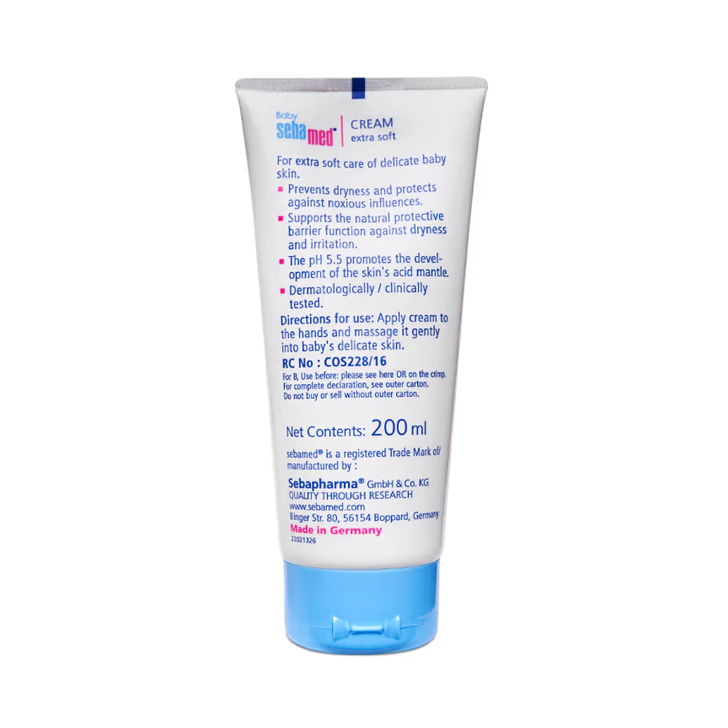 Sebamed Cream Extra Soft With Panthenol