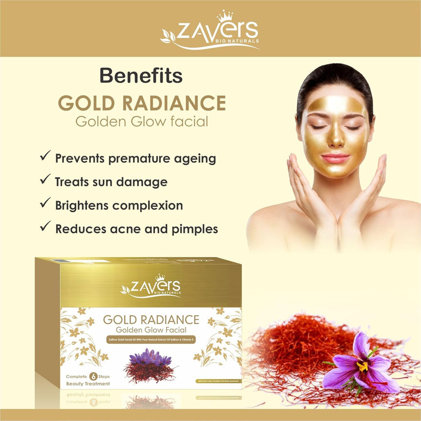 Zavers Gold Radiance Golden Glow Facial Kit