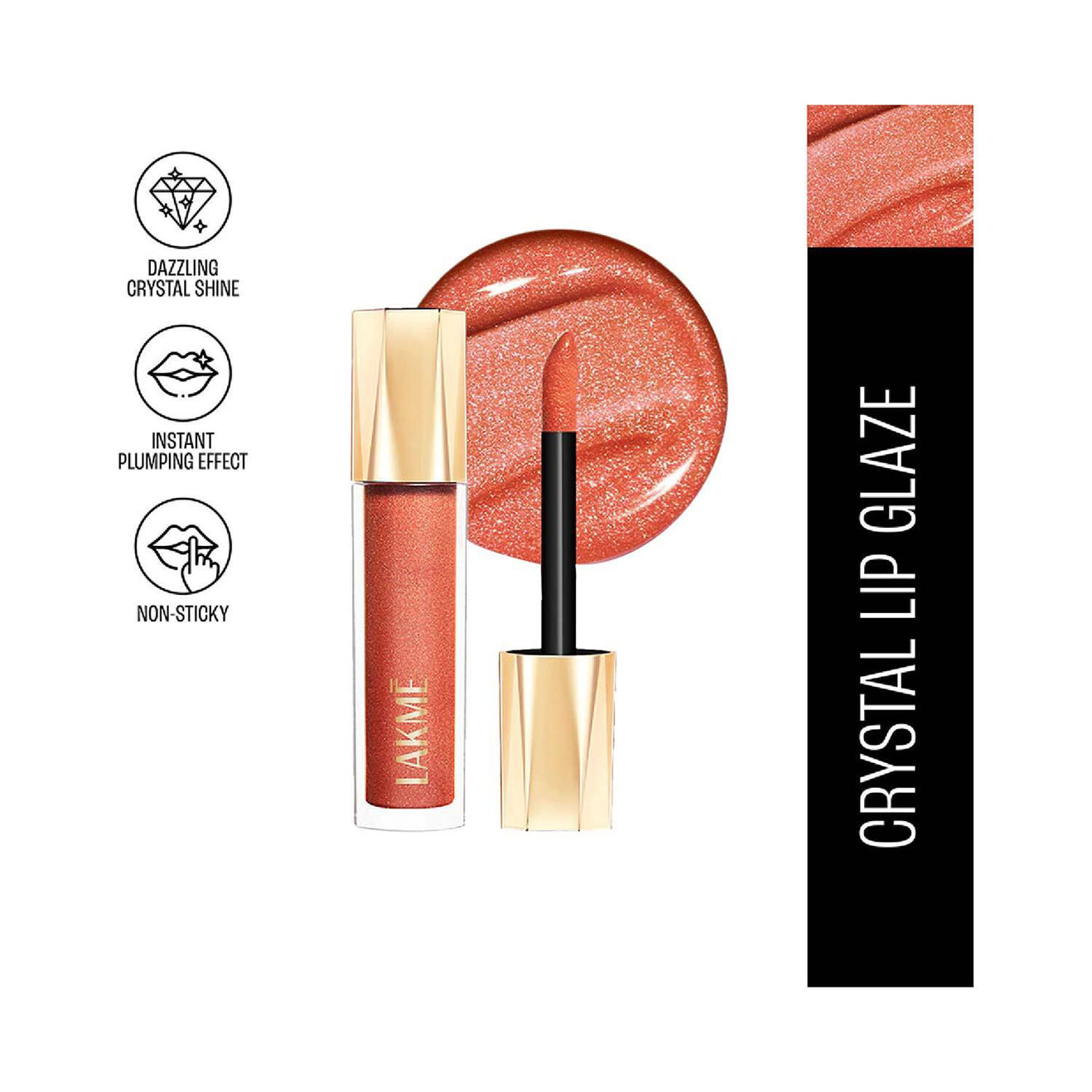 Lakme Glitterati Lip Glaze 5Ml