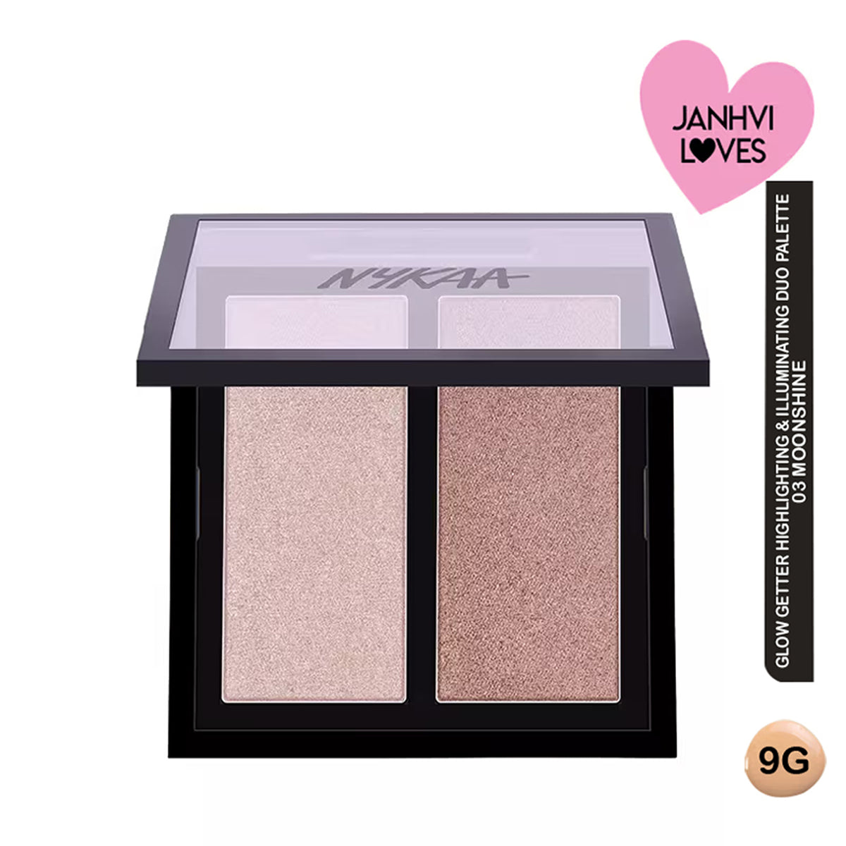 Nykaa Glow Getter Highlighting & Illuminating Duo Palette 9G