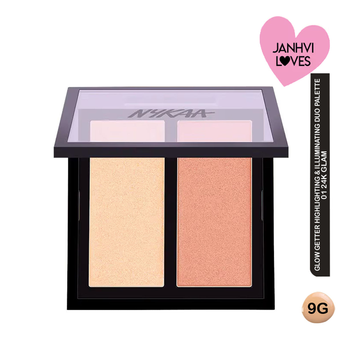 Nykaa Glow Getter Highlighting & Illuminating Duo Palette 9G