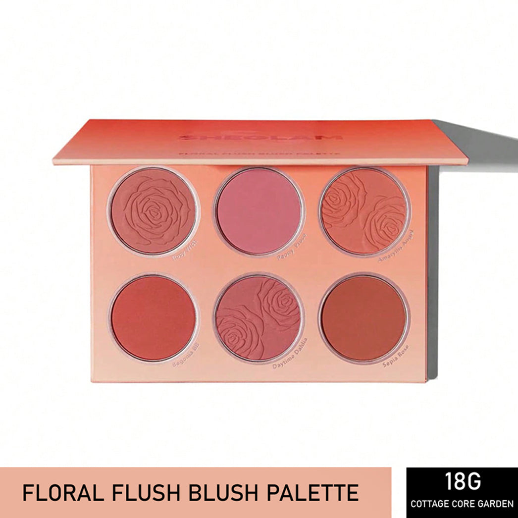 Sheglam Floral Flush Blush Palette 18G