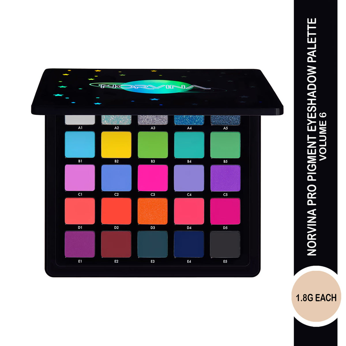 Anastasia Norvina Pro Pigment Eyeshadow Palette 1.8G Each