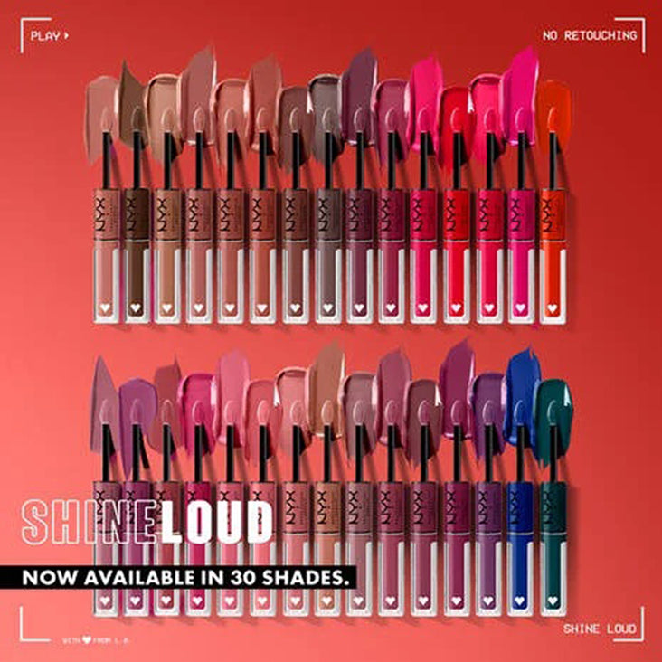 Nyx Shine Loud High Shine Gloss Lip Color 3.4Ml