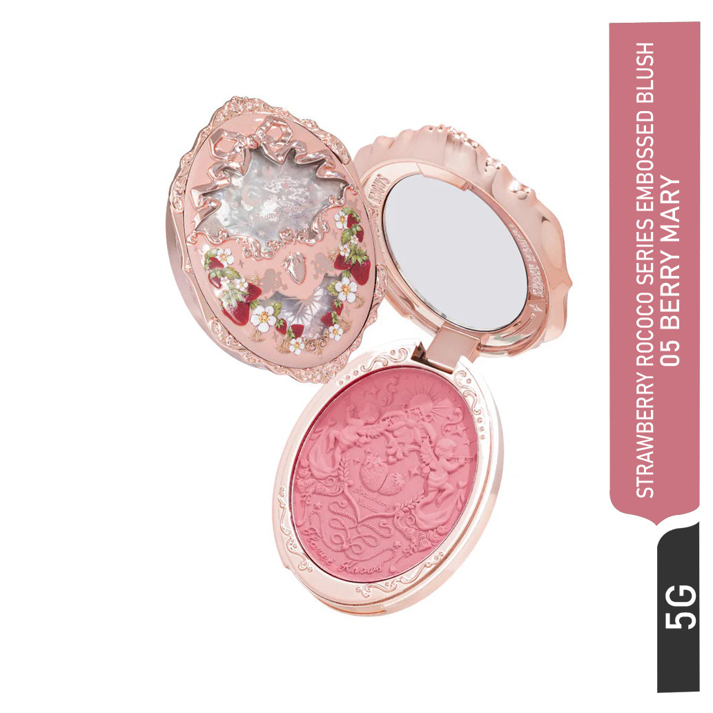 Flower Knows Strawberry Rococo Series Embossed Blush 5G