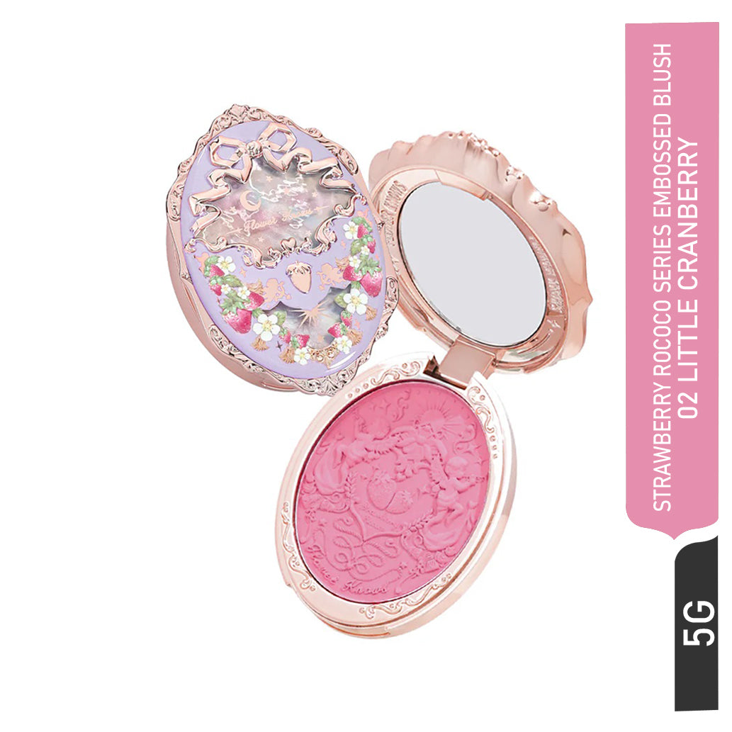 Flower Knows Strawberry Rococo Series Embossed Blush 5G