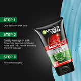 Garnier Men Acno Fight Anti-Pimple Face Wash 100G