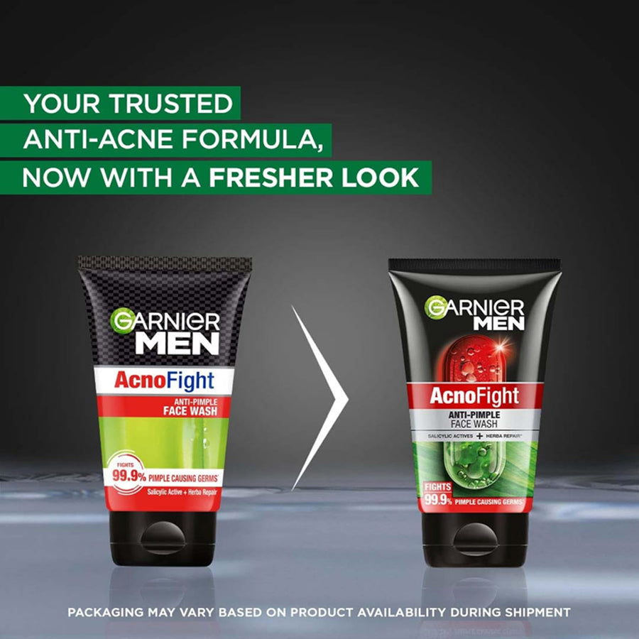Garnier Men Acno Fight Anti-Pimple Face Wash 100G