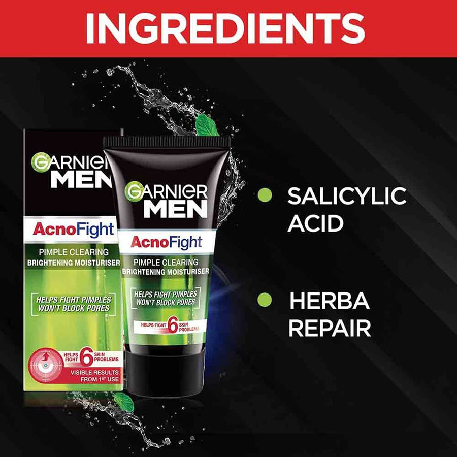 Garnier Men Acno Fight Pimple Clearing Brightening Moisturiser 45G
